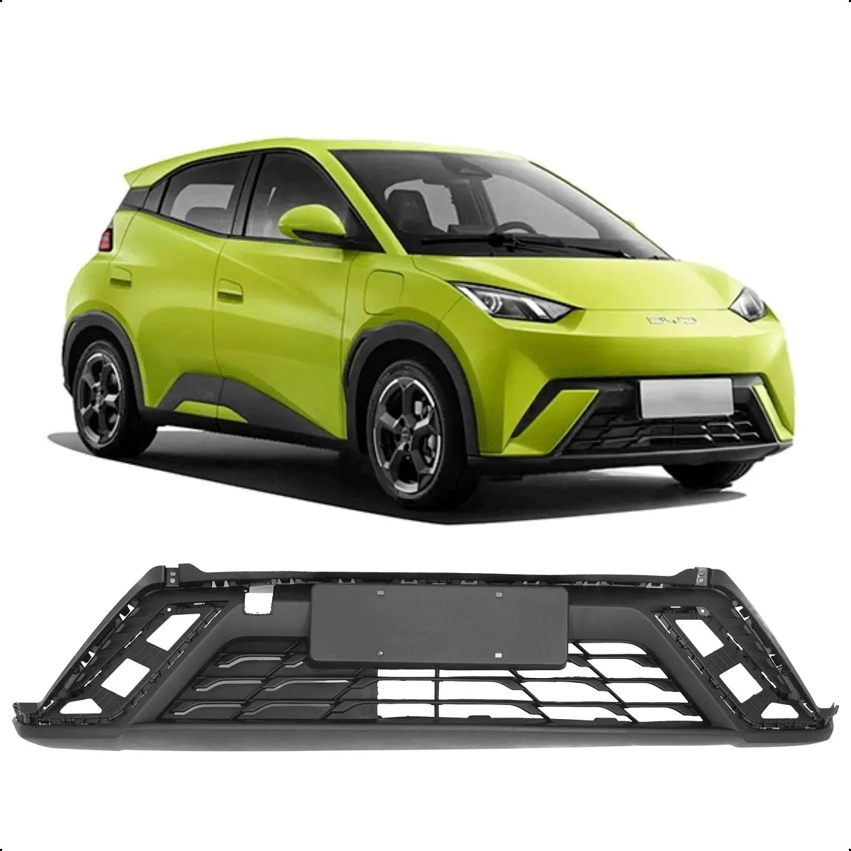 Rejilla inferior del paragolpes delantero para BYD Mini Dolphin 2023 a 2026