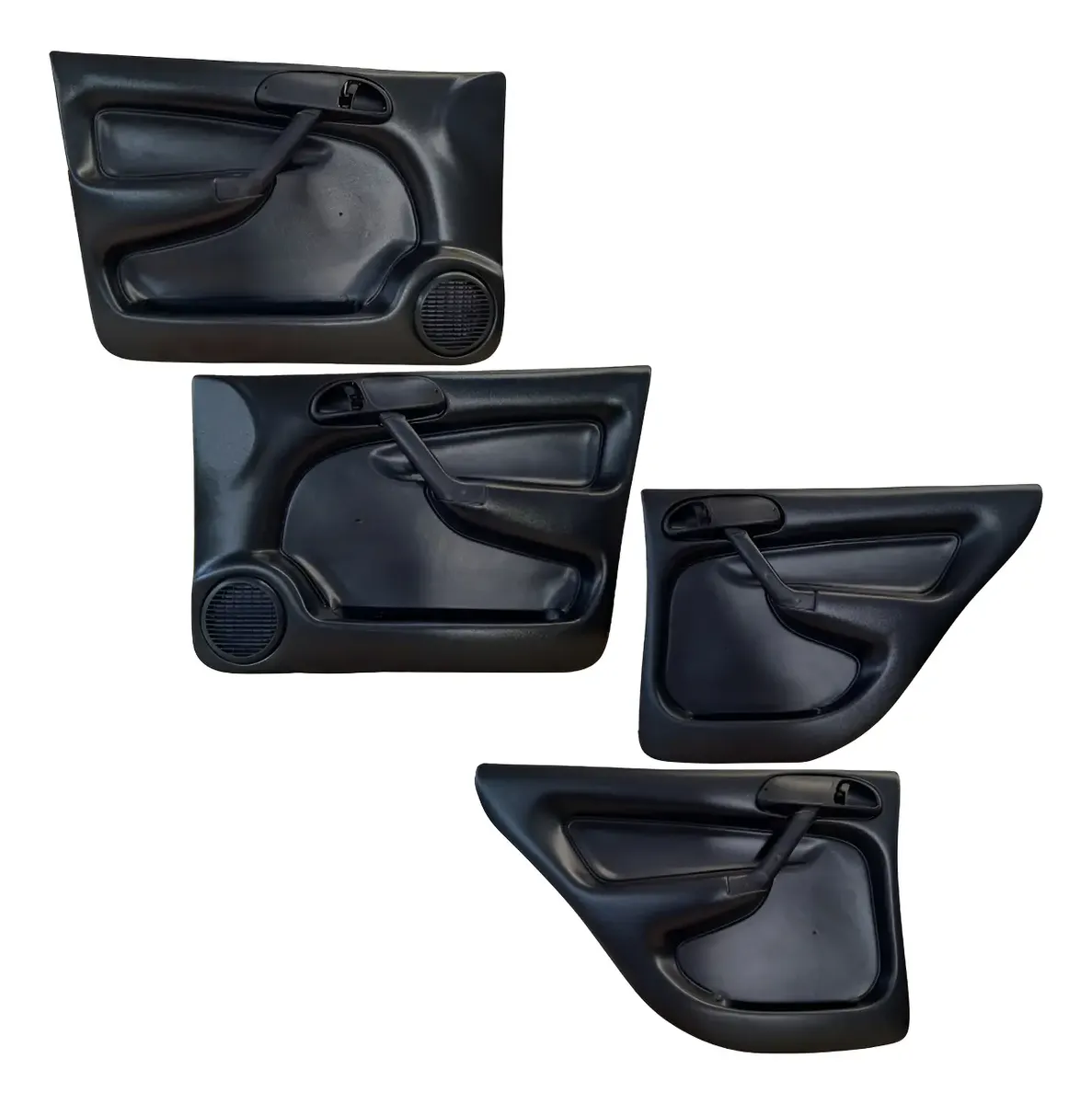Juego de paneles de puerta para Gol Parati G2 G3 de 4 puertas, negro, 2002, 2003, 2004/
