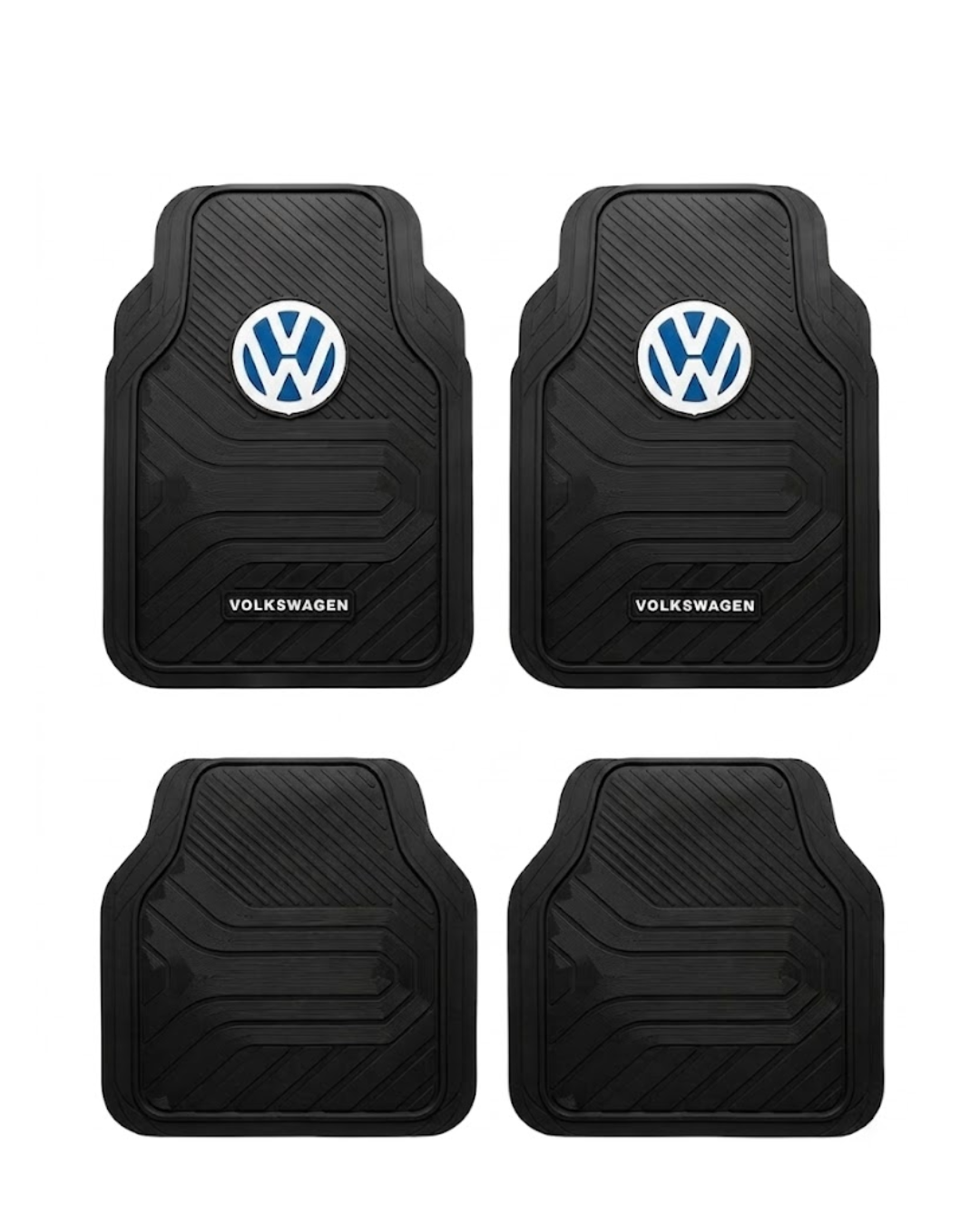 Juego de Alfombras de Goma Universales - Volkswagen (Línea Clásica / Moderna)