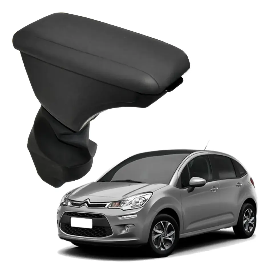 Accesorio de apoyabrazos de cuero para Citroën C3 (modelos 2011 y posteriores).