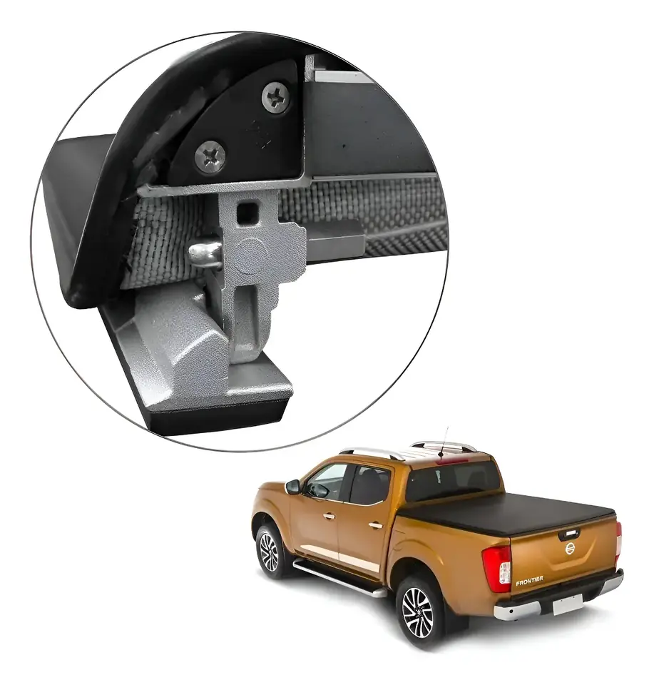 Capota Marítima Nissan Frontier Doble Cabina 2018 – Sistema Trek de Aluminio