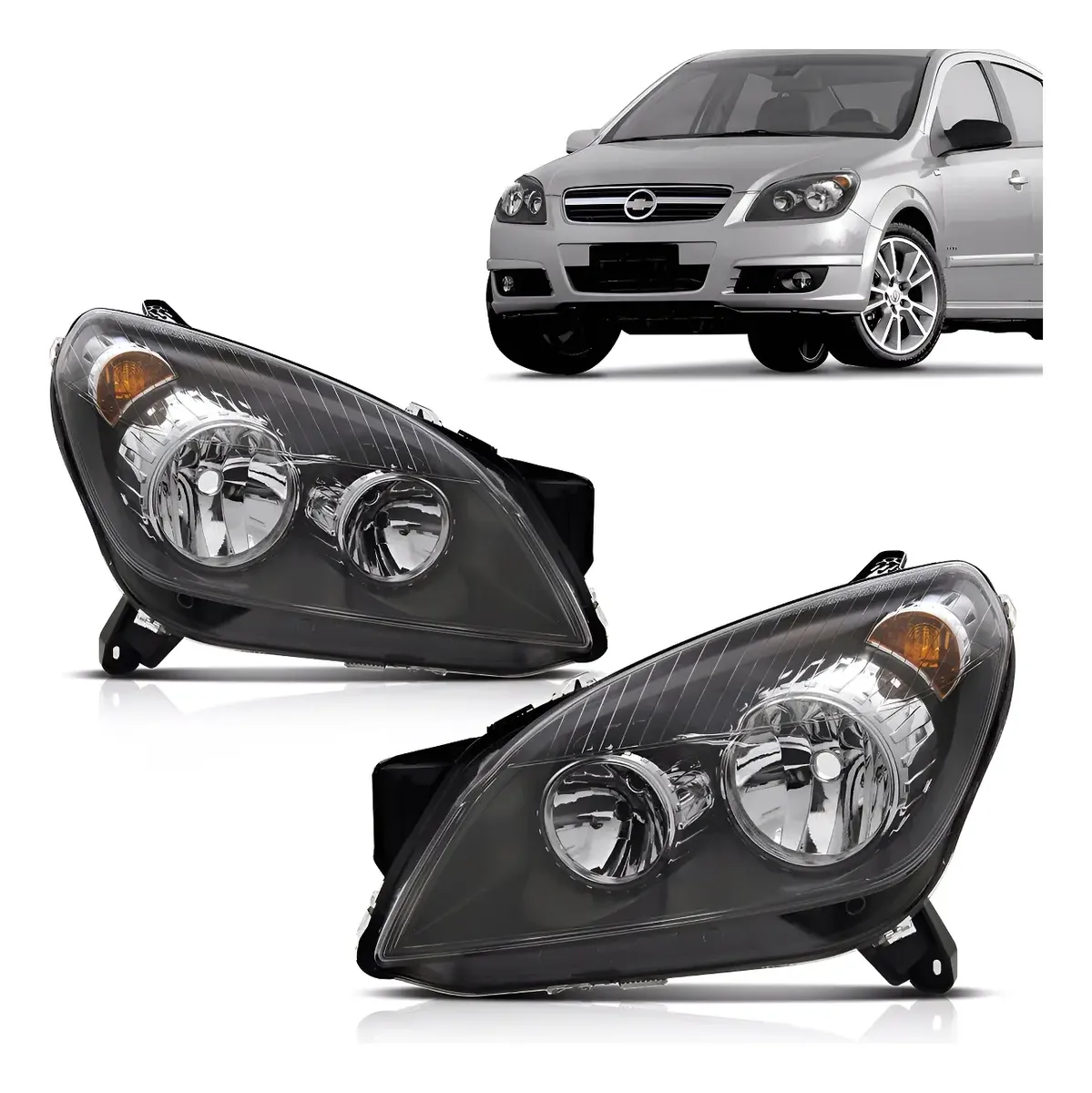 Farol Vectra GT / GTX Máscara Negra 2006 a 2009