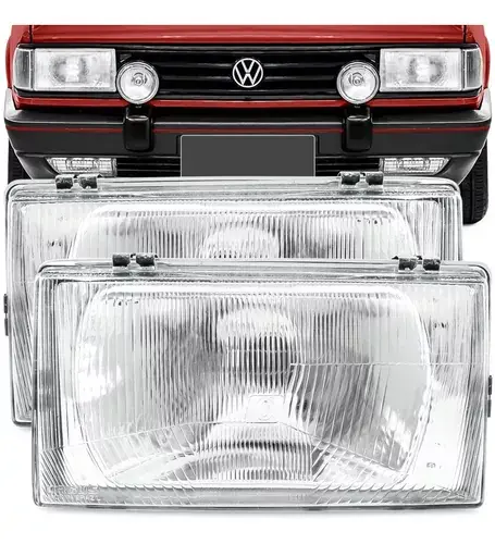 Par de faros Parati Voyage Gol Gts GTI 1987 88 89 90 87 88 1989