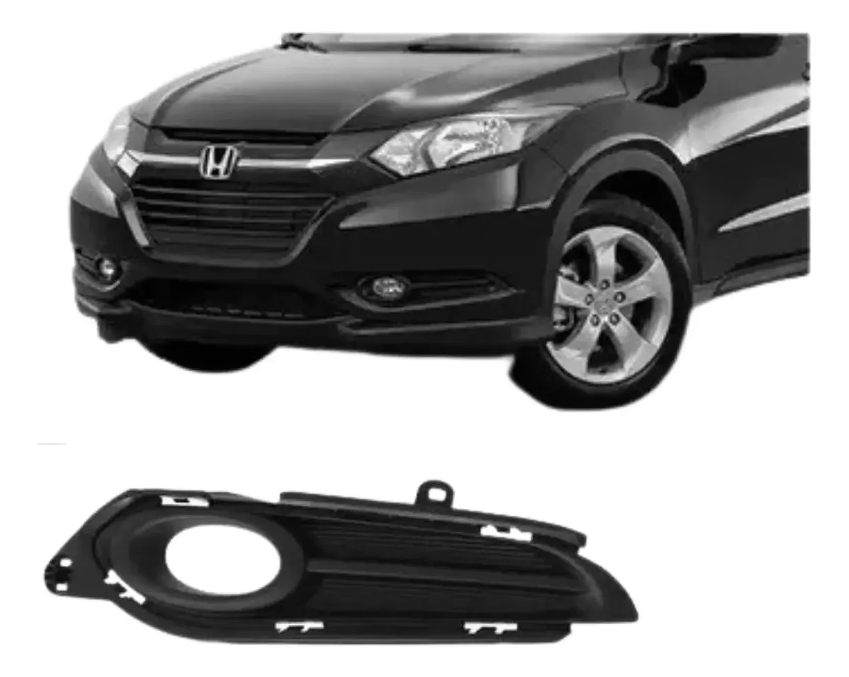 Rejilla de parachoques y moldura de faro antiniebla para HR-V 2015-2018 izq