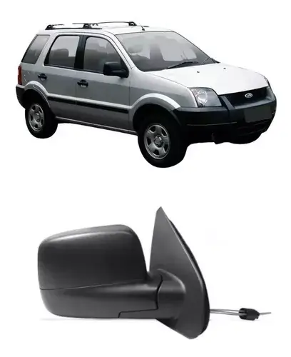 Retrovisor Manual Ecosport 2004 2005 2006 2007 2008 Orig Ftm