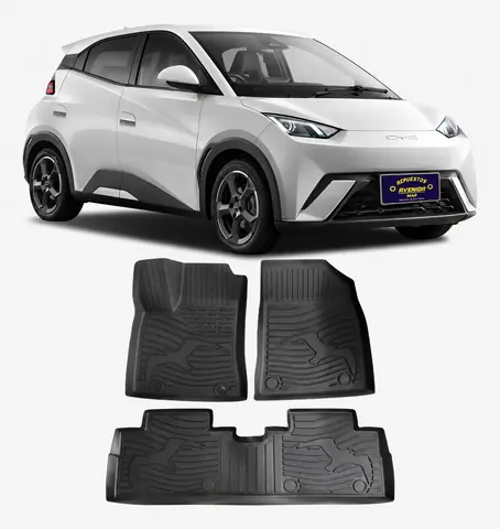 Juego de Alfombras de Goma para BYD Dolphin Mini / Seagull – 3 Piezas