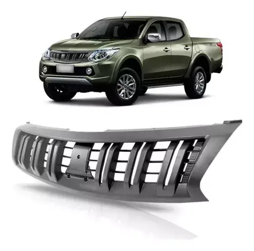 Parrilla delantera L200 Triton 2016 2017 2018 Negro