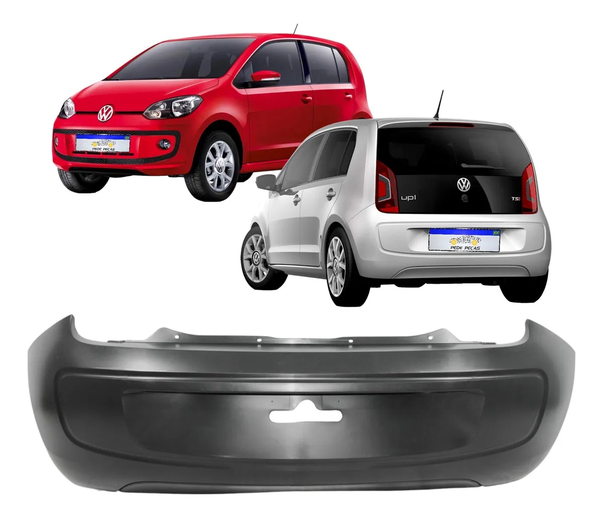 Paragolpes trasero Volkswagen Up