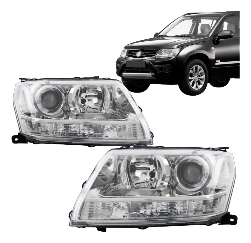 Farol Grand Vitara 2009 2010 2011 2012 Foco Duplo Cromado