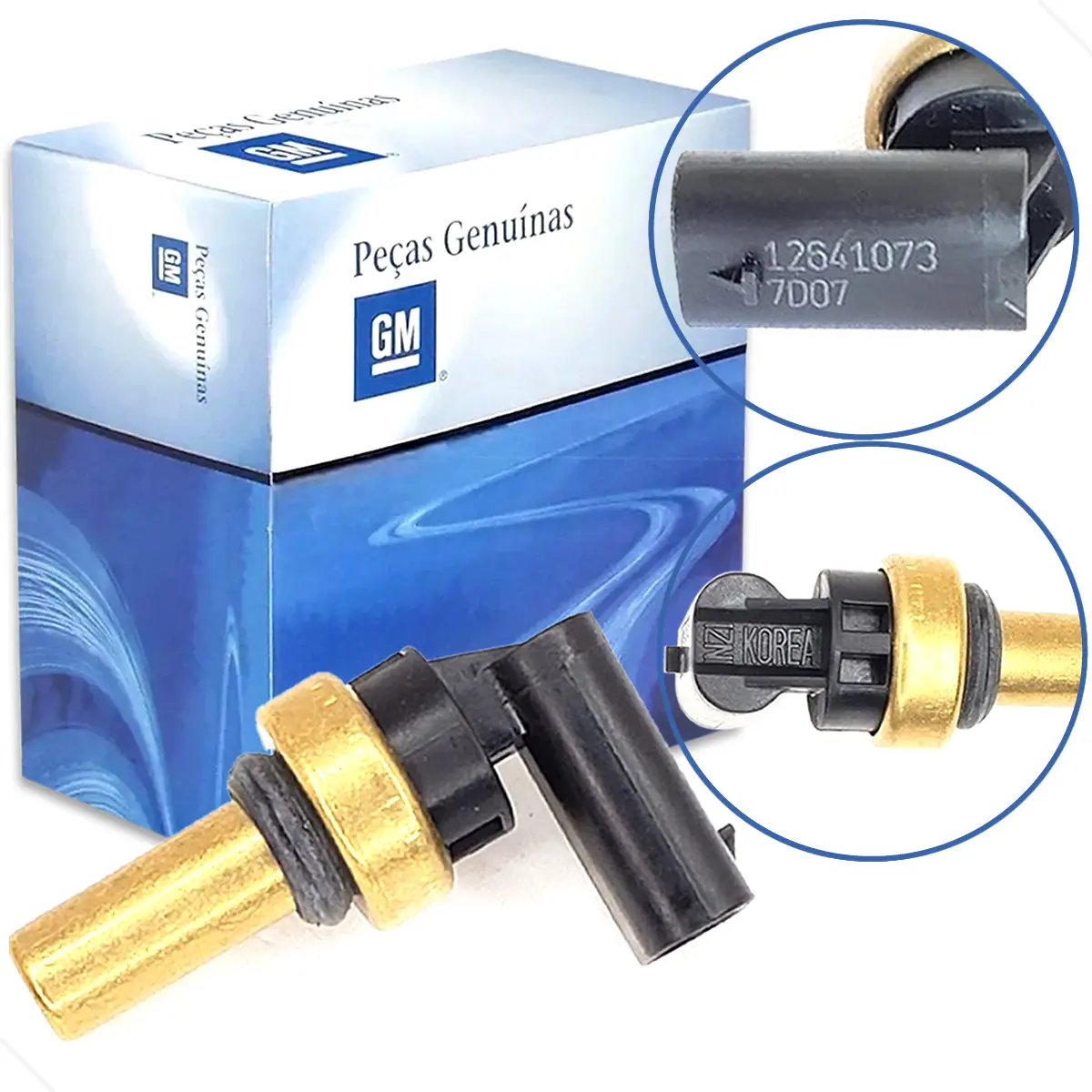 Sensor de Temperatura del Refrigerante Original GM – Código 12641073