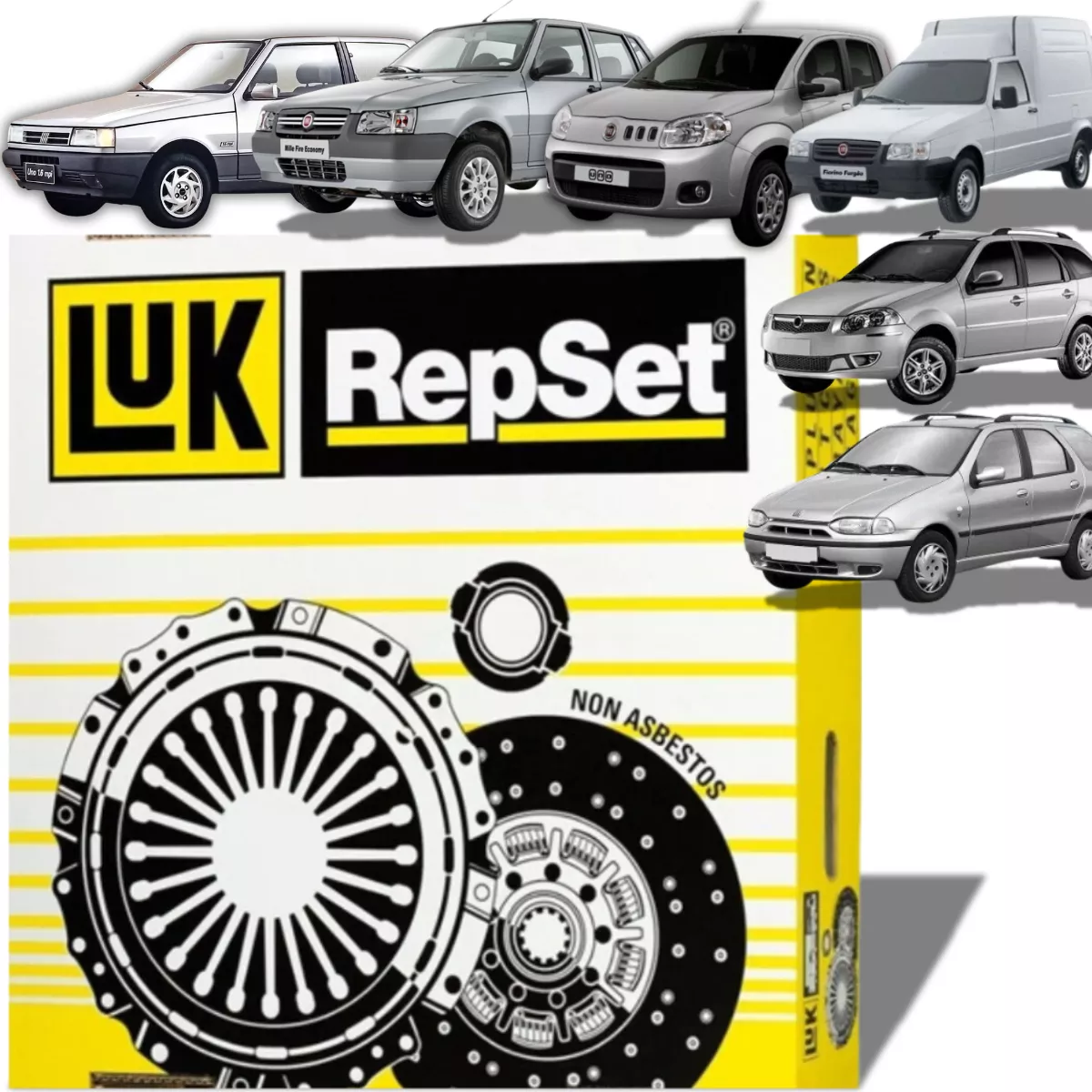 Kit Embrague Fiat Uno Siena Fiorino Strada Palio 96 A 2013