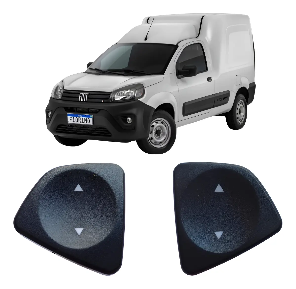 Kit de interruptores eléctricos para el nuevo Fiorino (derecho + izquierdo)