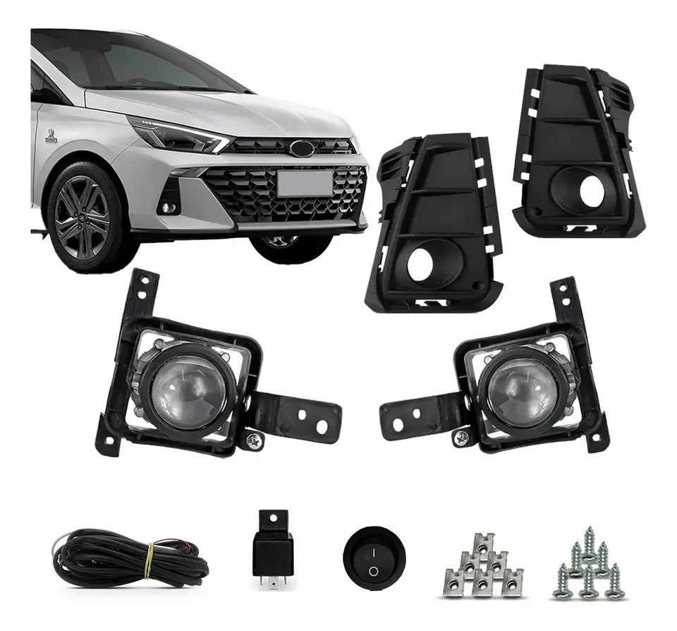 Hb20 2024 2025 Kit Faros caminero Touch Boton Y Marco
