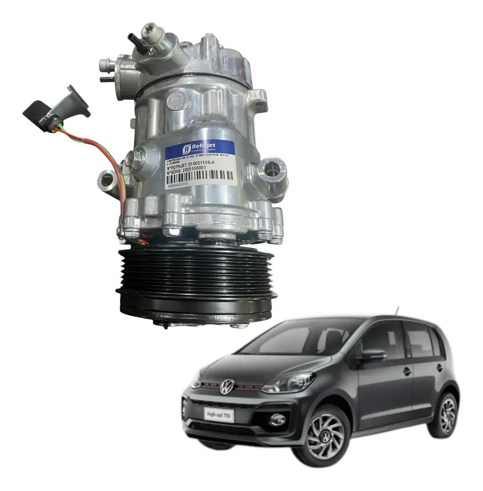Compresor de aire acondicionado Refrijet VW Up 1.0 2017 a 2023
