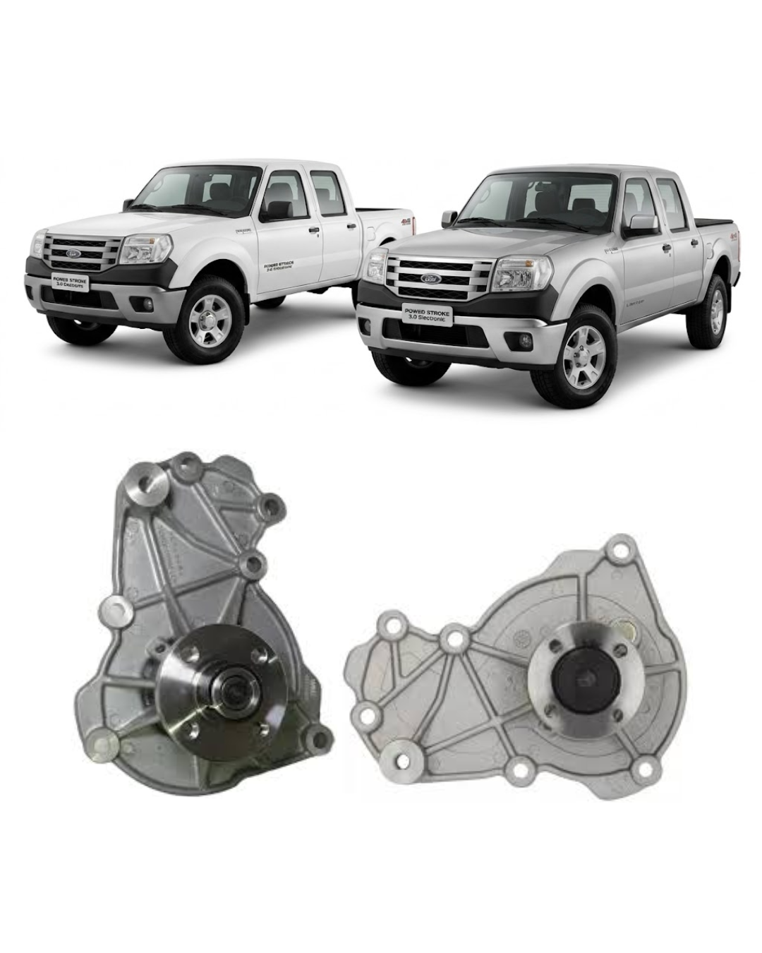 Bomba de Agua VMG - Ford Ranger 3.0 Electronic NGD / Power Stroke (Modelos 2005 a 2012)