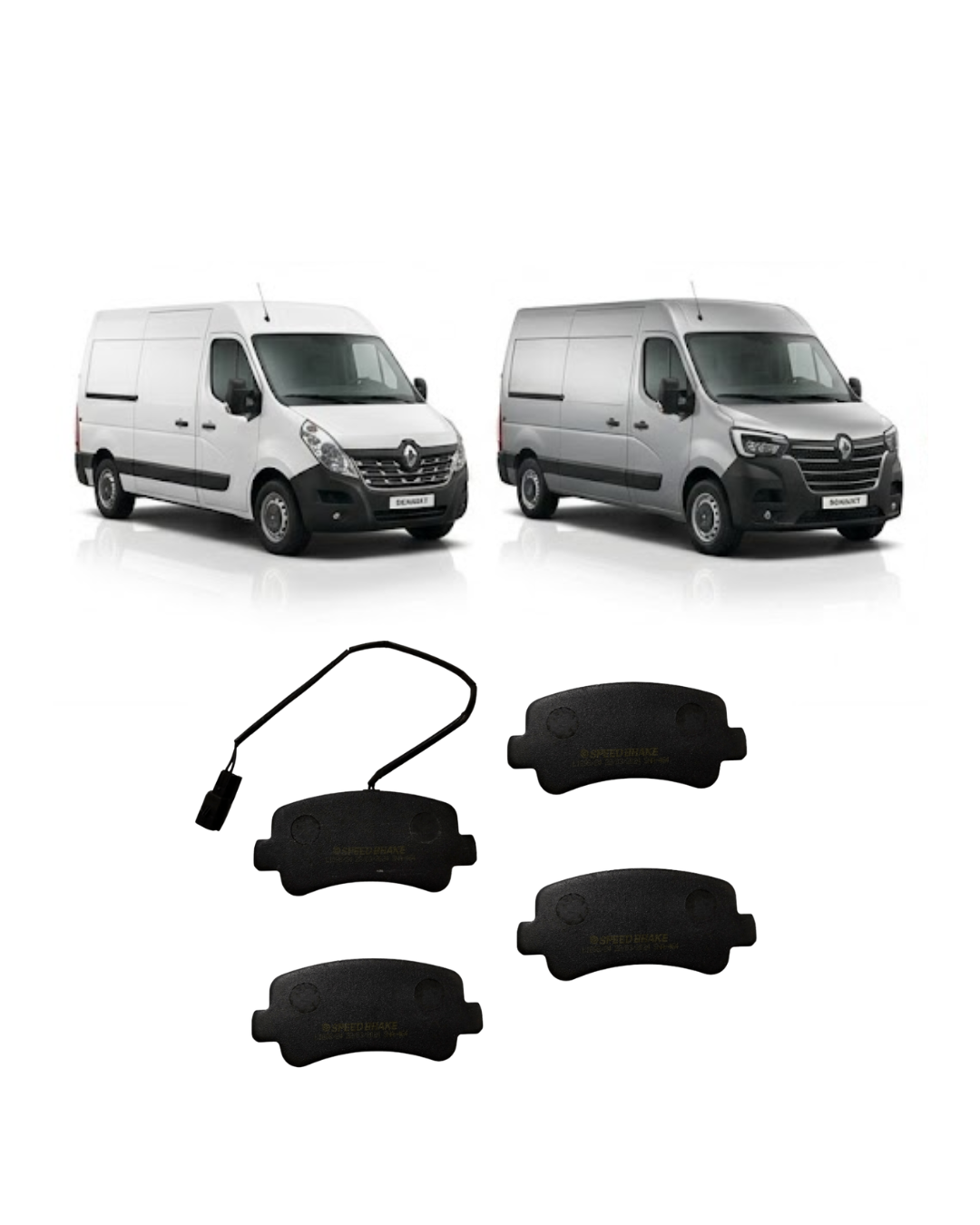 Juego de Pastillas de Freno Trasero — Speed Brake (Línea Renault Master — Sistema Brembo)