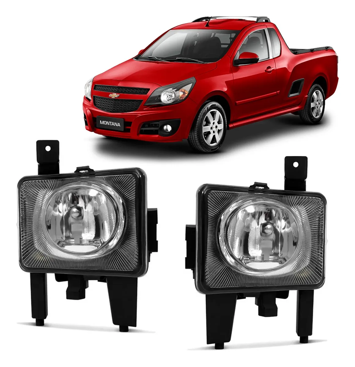 Par de faros antiniebla Chevrolet Montana