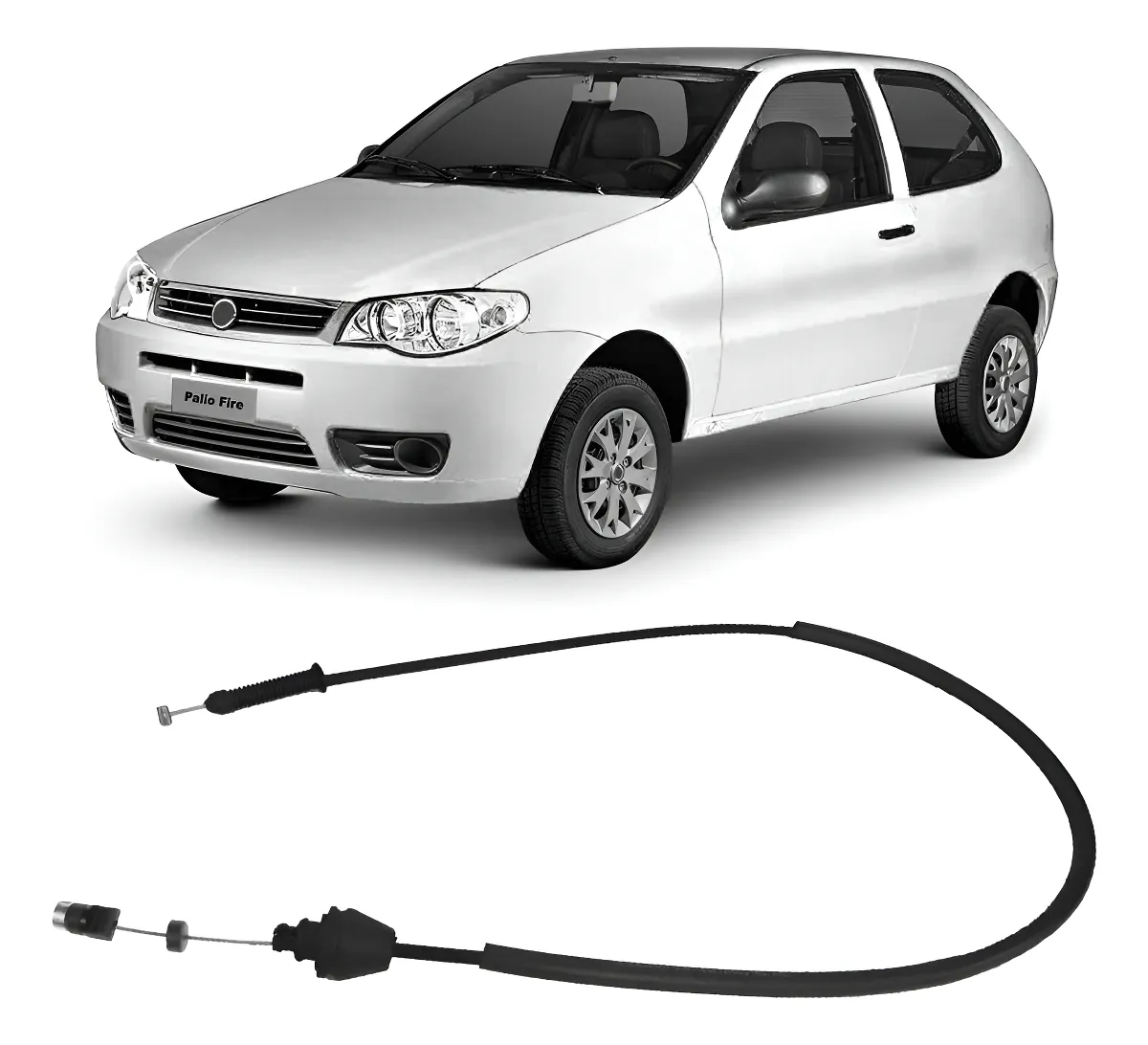Cable de acelerador de 663 mm para Palio Siena Strada 1.0 1.3 (2001-2016)