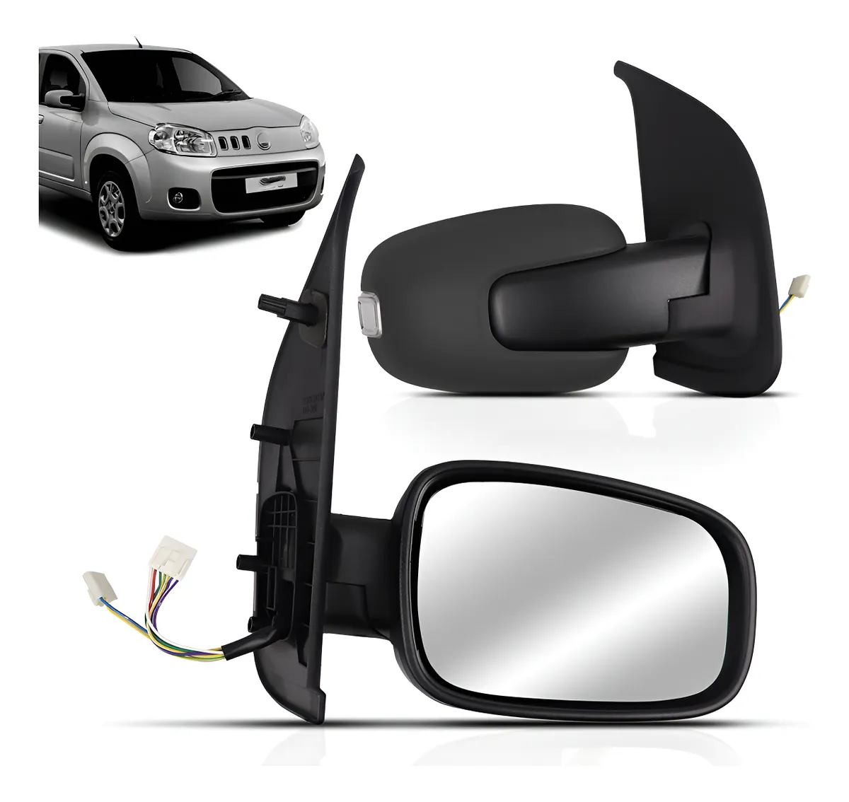Retrovisor Uno 2014 2015 16 17 18 19 20 21 Eléctrico señalero