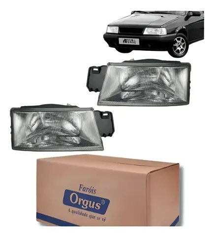 Par de faros Tempra 1991 1992 1993 1994 1995 - Orgus