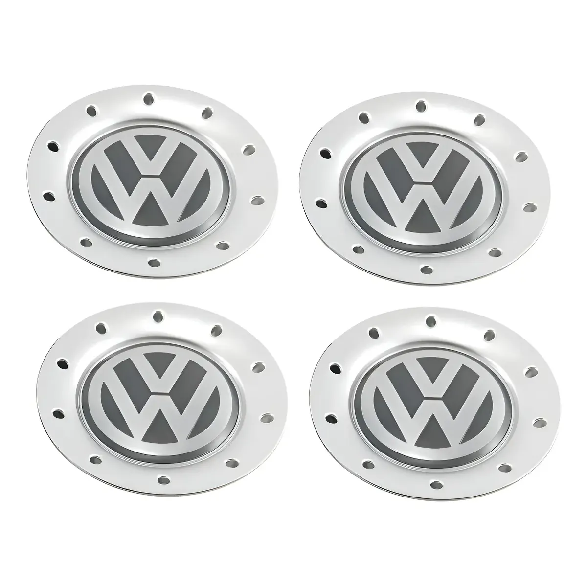 Juego de tapas centrales para llanta VW Polo (aro 15) 2002-2006