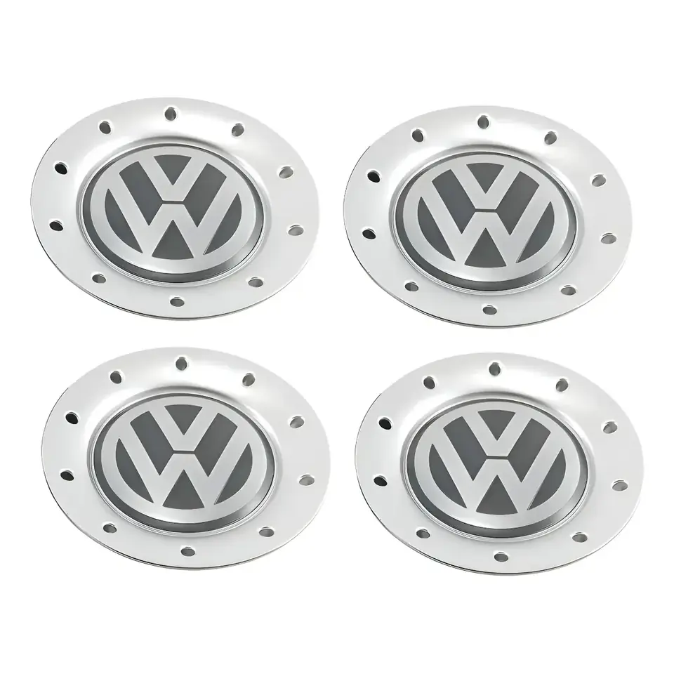 Juego de tapas centrales para llanta VW Polo (aro 15) 2002-2006