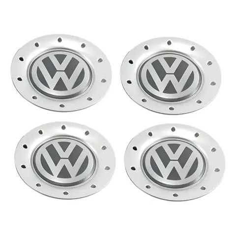 Juego de tapas centrales para llanta VW Polo (aro 15) 2002-2006