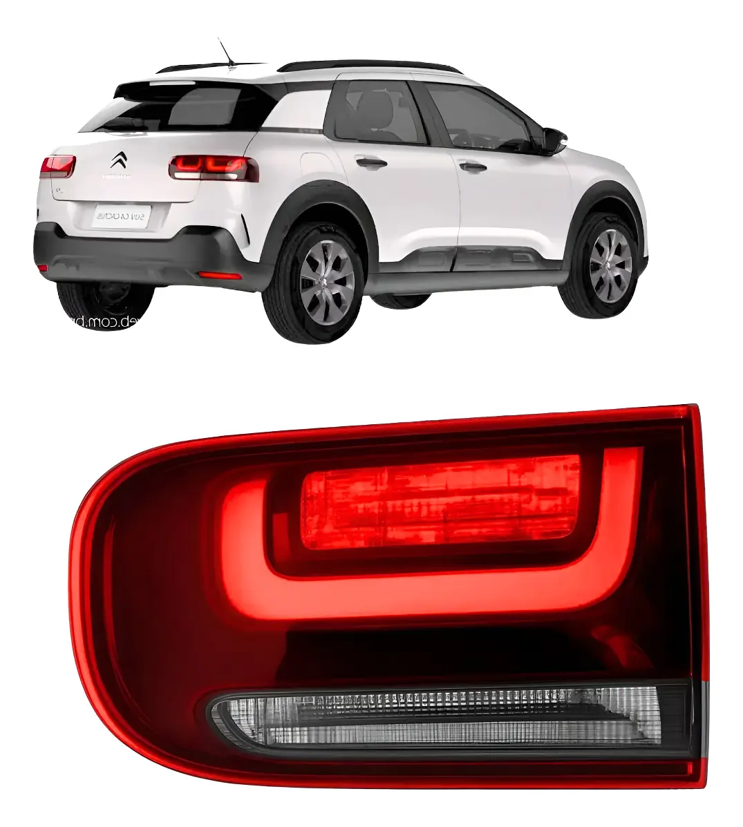 Farol/Lanterna de Tapa de Baúl para Citroën C4 Cactus 2019–2024 – LED
