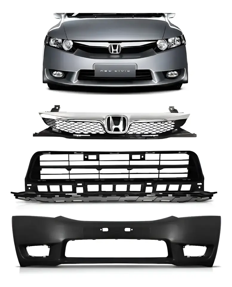 Kit paragolpes completo para la parte delantera del nuevo Civic (2007–2011)
