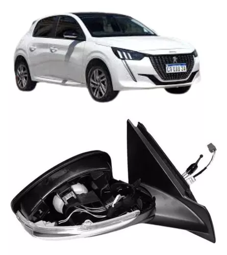 Retrovisor derecho Peugeot 208 2021/2023 Original
