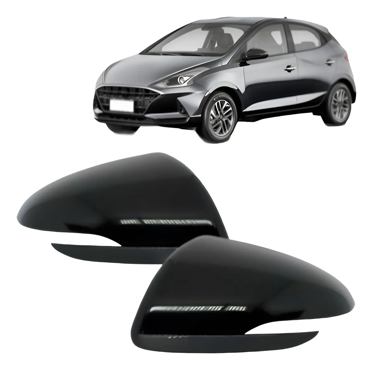 Capa Retrovisor Hb20 2020 A 2024 C/ Señalero