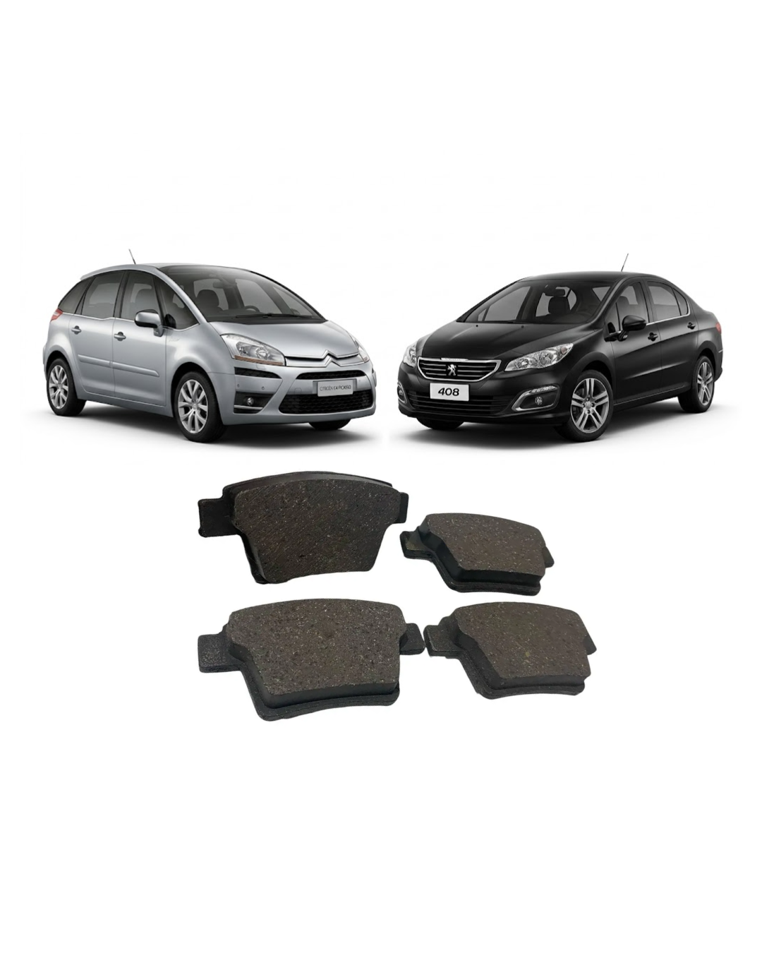 Juego de Pastillas de Freno Trasero — Speed Brake (Citroën C4 Picasso & Peugeot 408)