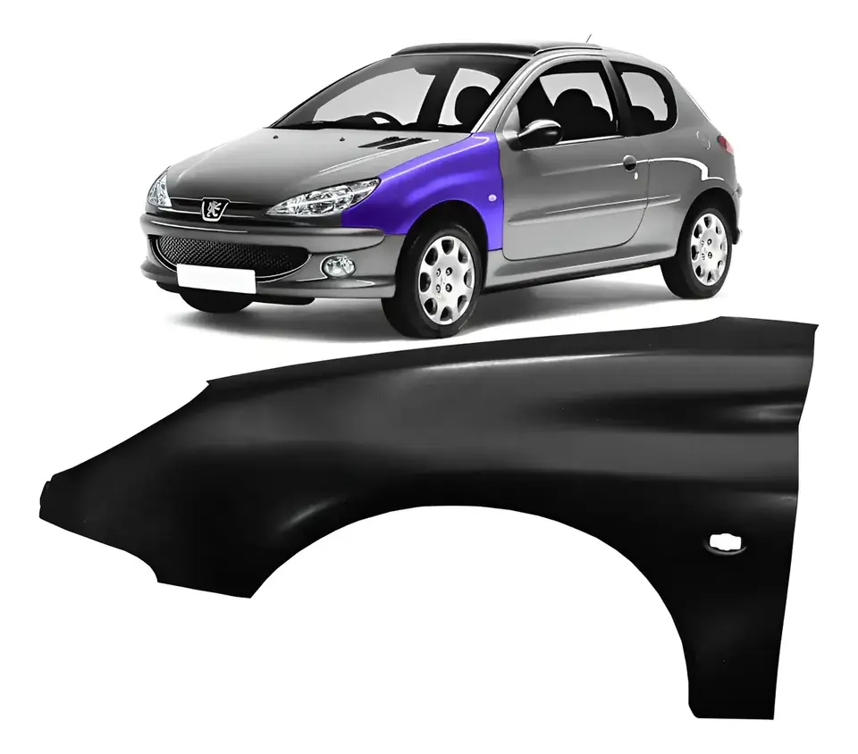 Peugeot 206 1999/2011 guardabarros izquierdo