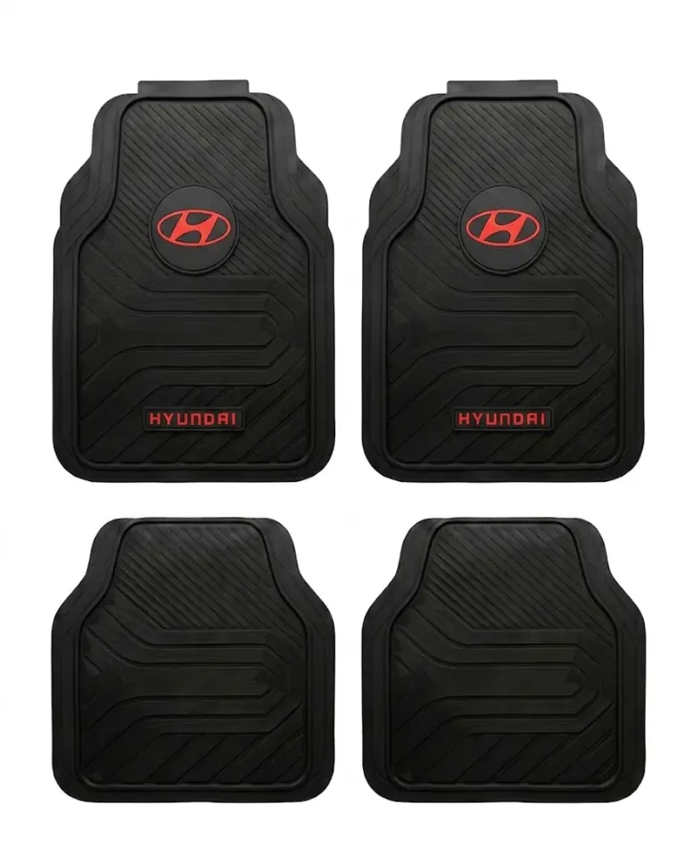 Juego de Alfombras de Goma Universales - Hyundai (Línea Clásica / Moderna)