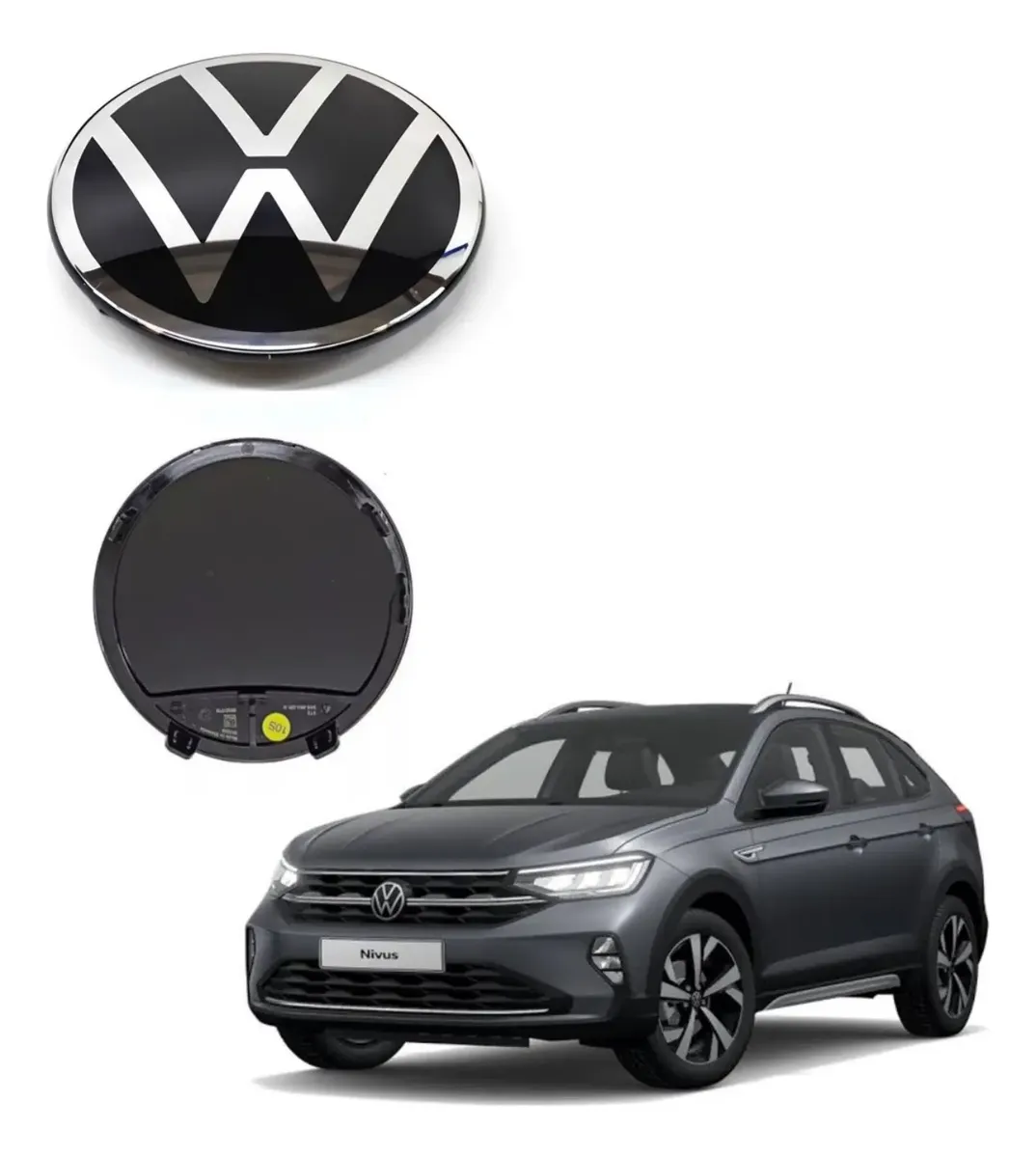 Emblema Parrilla Delantera Vw Nivus Tcross Virtus Com Acc original 5H0853601H