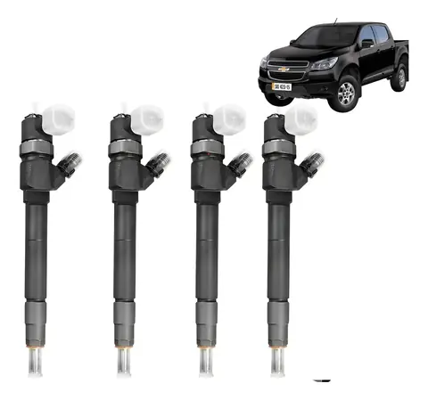 Kit de 4 Inyectores para Chevrolet S10 y Trailblazer 2.8 180cv Diesel 2011/2015