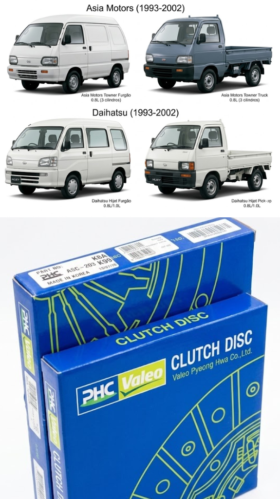 Kit de Embrague PHC Valeo 170mm (Placa y Disco) - Daihatsu / Towner