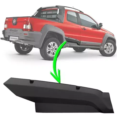 Moldura Trasera Derecha Fiat Strada Adventure 2010
