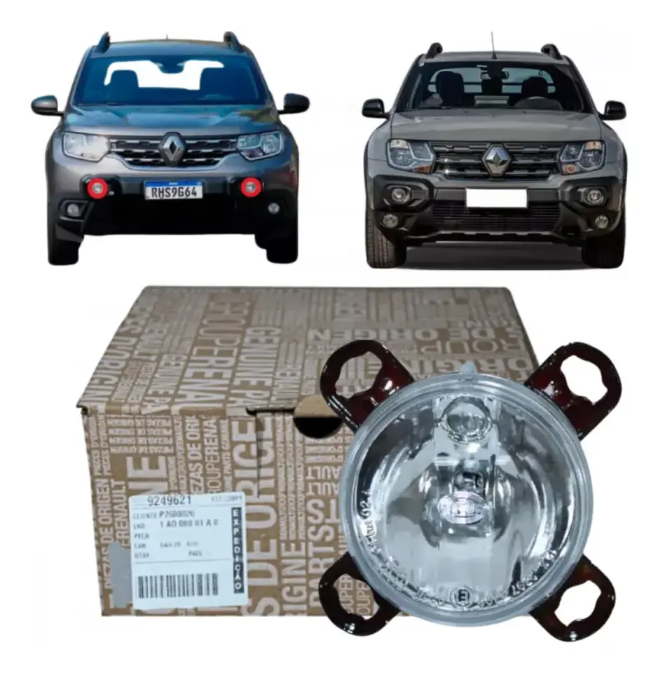Foco caminero del Renault Duster Oroch