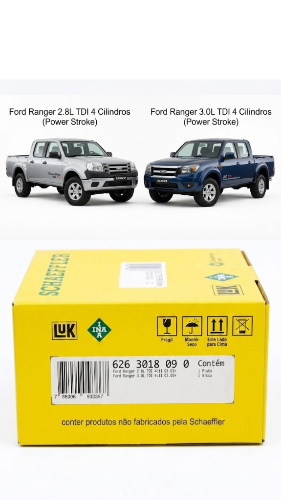 Kit de Embrague Ford Ranger LuK RepSet 626 3018 09 0