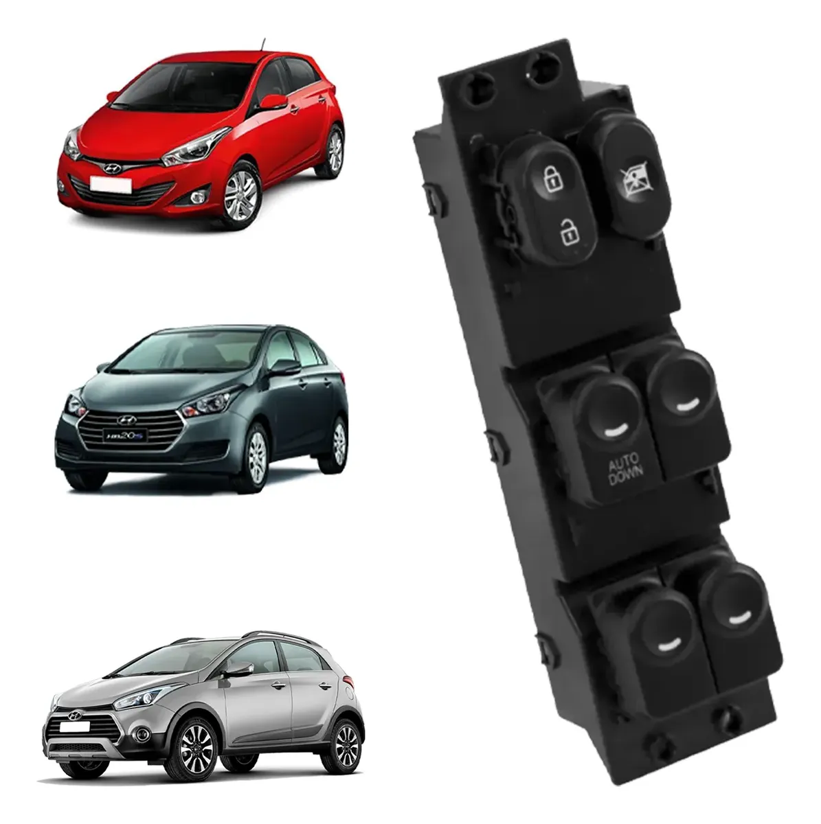 Interruptor de elevalunas eléctrico para Hyundai HB20 (2012-2019)