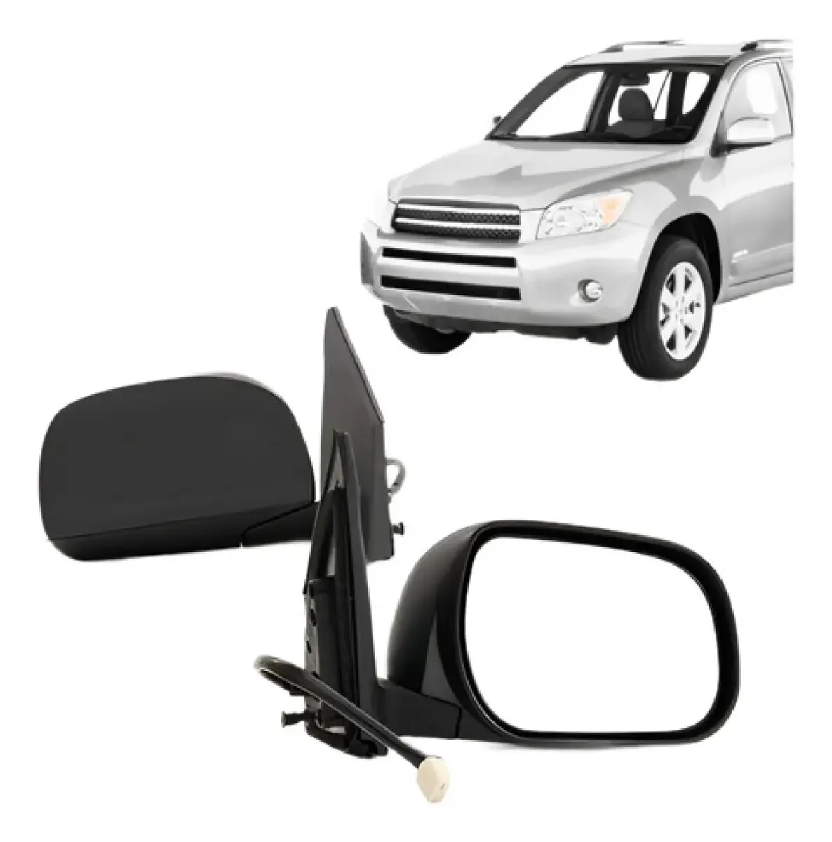 Par de espejos retrovisores eléctricos para Rav4 2006-2008