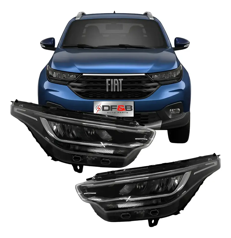 Faro Delantero Full LED con DRL para Fiat Strada 2021-2026