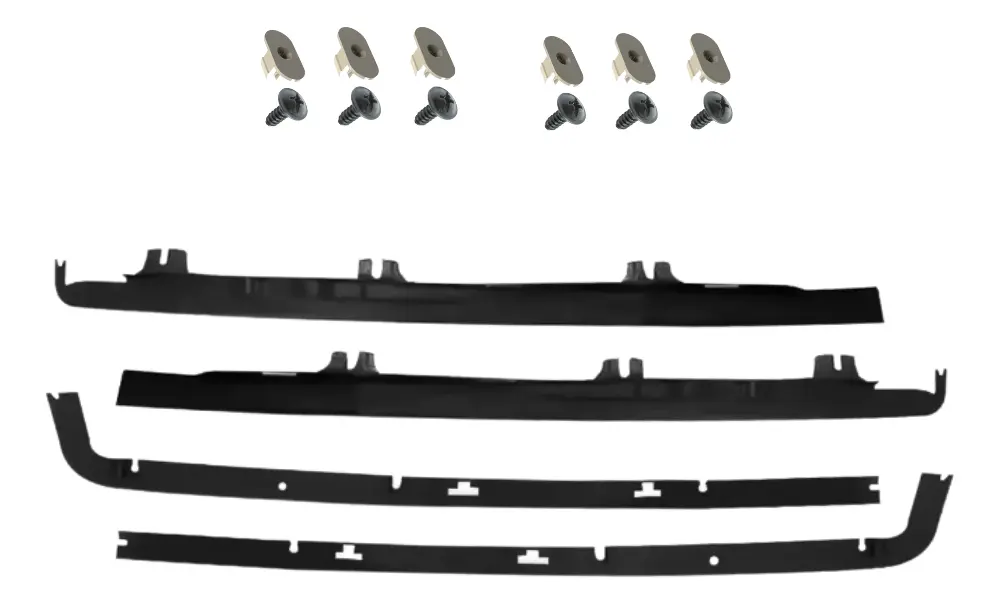 Kit de molduras de acabado para faro y parrilla Gol GL 1.6 (86-90)