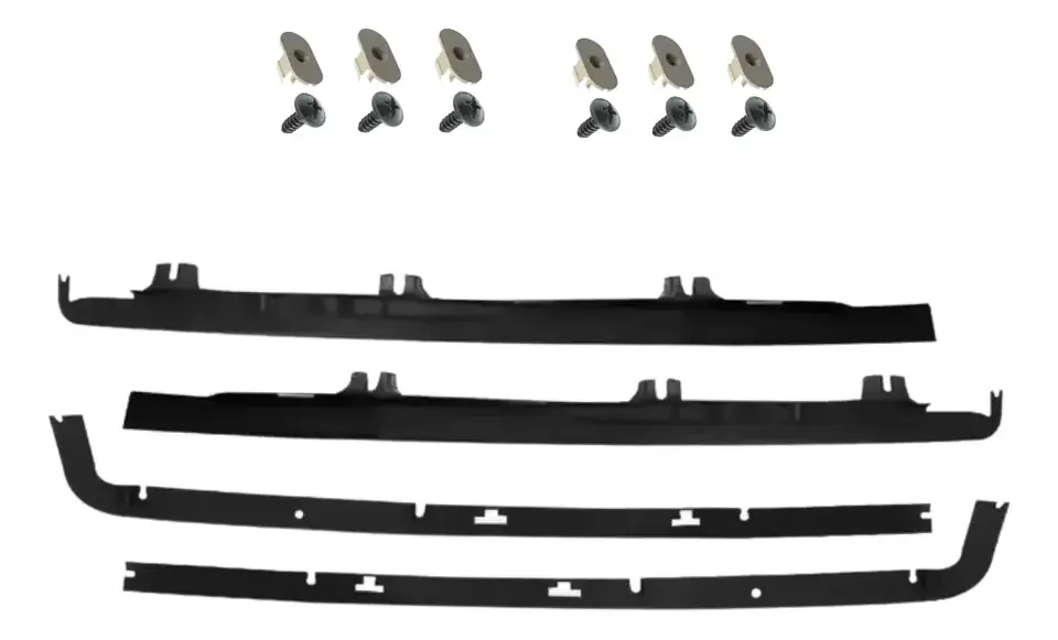 Kit de molduras de acabado para faro y parrilla Gol GL 1.6 (86-90)