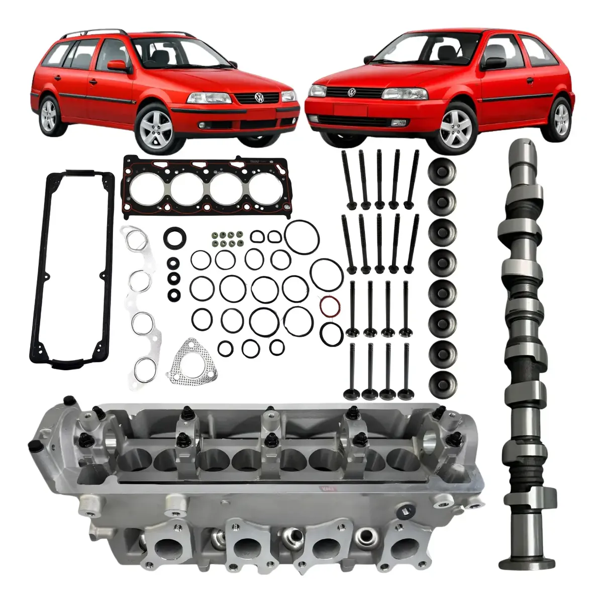 Culata completa Gol Parati Mi 1.0 8v AT 1997-2001 gasolina