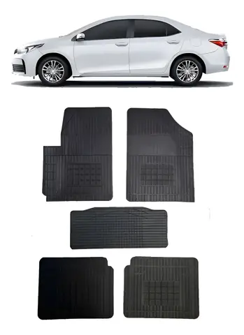 Juego de tapetes para Toyota Corolla 2018-2019, 5 piezas, 100% goma.
