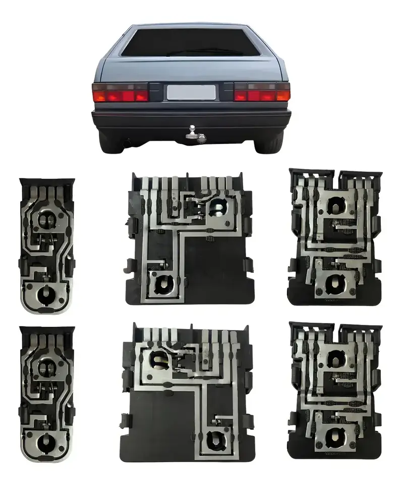 KIT COMPLETO CIRCUITO PORTALÁMPARAS TRASERO GOL QUADRADO G1 – 6 UNIDADES