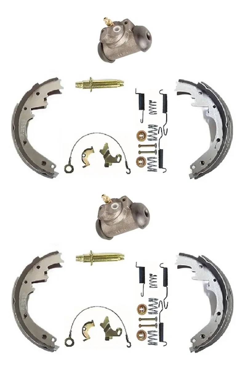 Kit de zapatas de freno, reguladores y cilindros de rueda para Ford F-1000 (1979-1998)