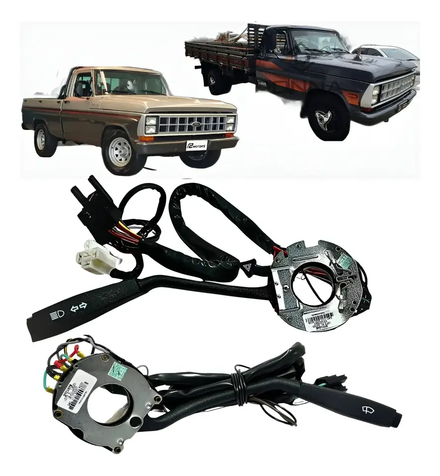 Juego de llaves de giro y limpiaparabrisas con lavaparabrisas Ford F1000 / F4000 1987–1992